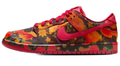 Nike SB Dunk Low Pro QS Black White Challenge Red